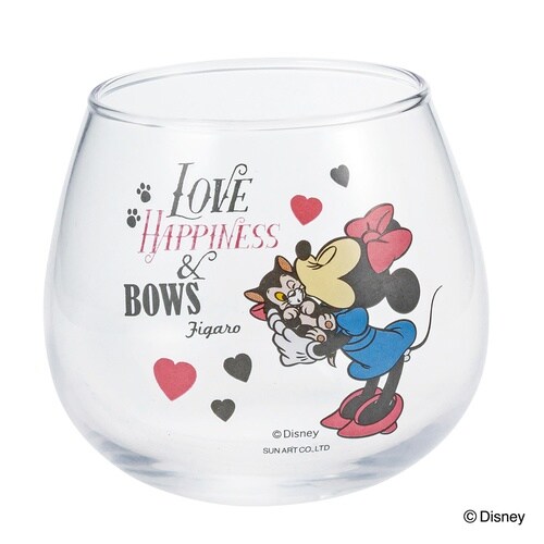グラス 290ml ミニー×フィガロ