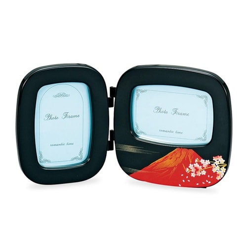 フォトフレーム 小判ダブルピクチャー 富士さくら