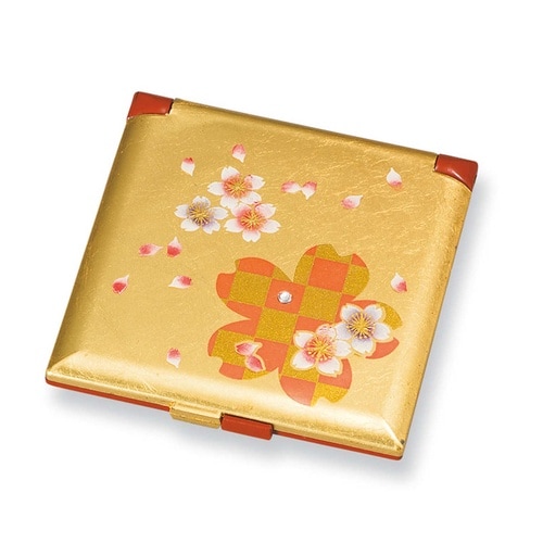 コンパクトミラー 角コンパクトミラー 桜ロマン