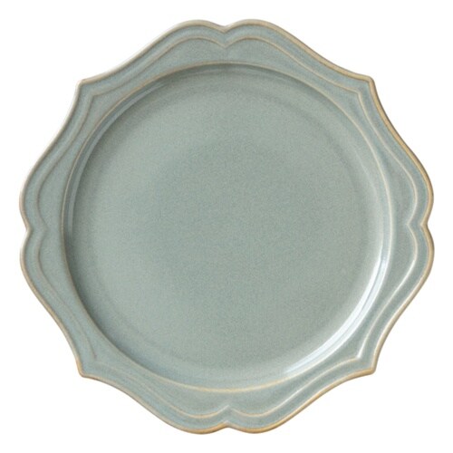 皿 Vanves 23cm 丸皿 グレー