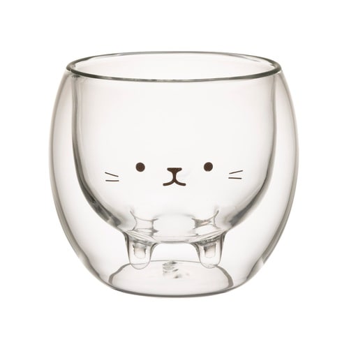 グラス 250ml アニボール 耐熱 ネコ