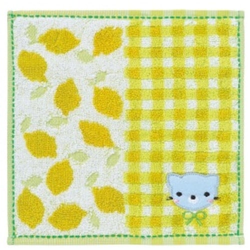 キッズ柄タオルハンカチ ウサギ 20枚入