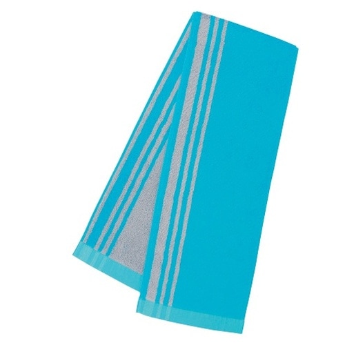 細めのスポーツタオル(青)60枚入