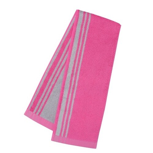細めのスポーツタオル(桃)24枚入