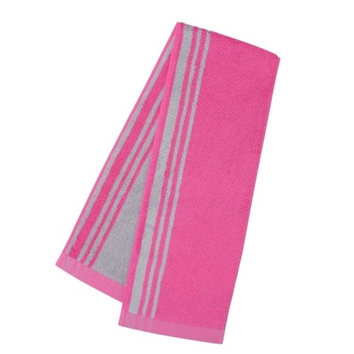 細めのスポーツタオル(桃)60枚入