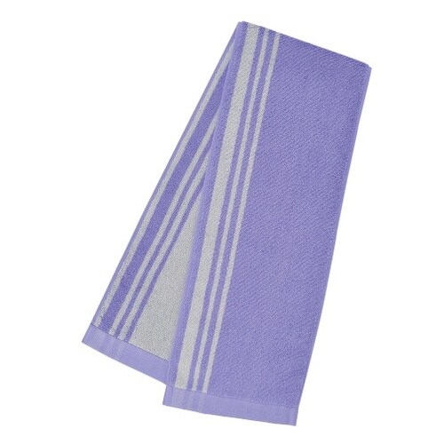 細めのスポーツタオル(紫)12枚入