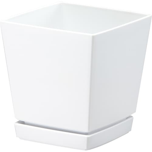 クエンチローポット(プレート付) 4号 W