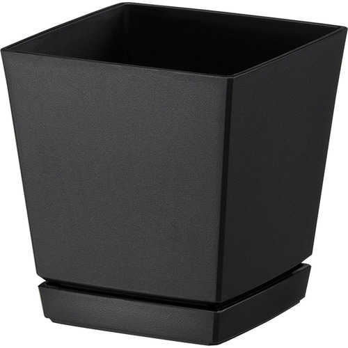 クエンチローポット(プレート付) 4号 BK