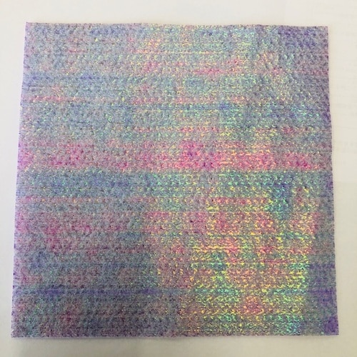 フエルト調オーロラクロス パープル 5枚