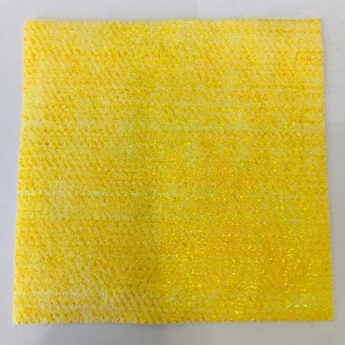 フエルト調オーロラクロス イエロー 5枚