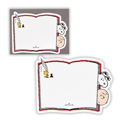 ミニメッセージカードスヌーピーセットノート×6