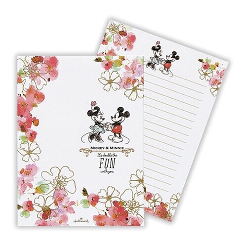 便箋ディズニーMM仲良しなふたり×6