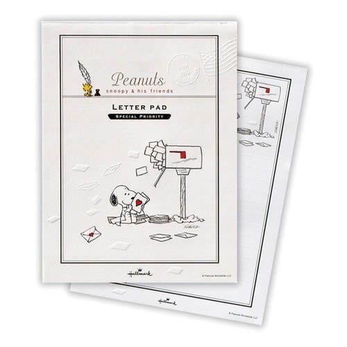 便箋スヌーピーポストと手紙×6