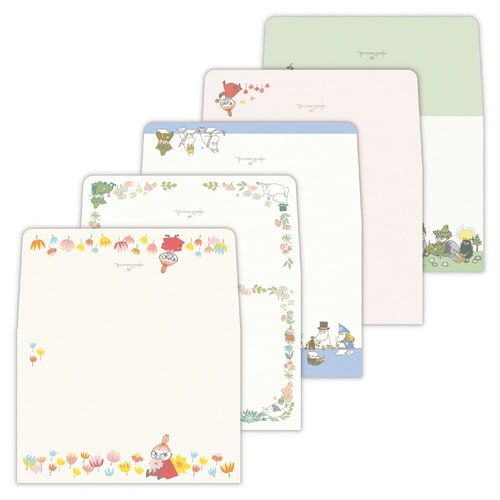 封筒ムーミン5Dムーミン×6