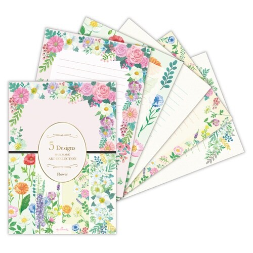 便箋HAC5Dフラワー×6