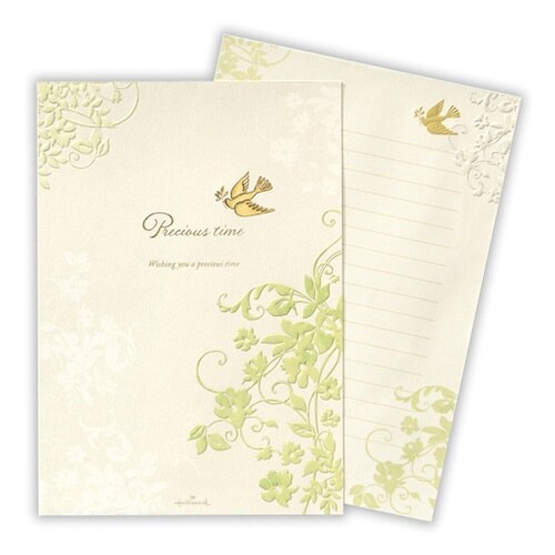 便箋プレミアムレターグリーン×6