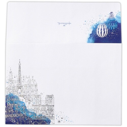 封筒BLザインディゴスカイ×6