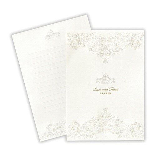 便箋レース&ティアラ×6