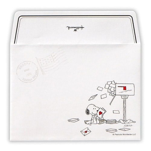ひとこと封筒スヌーピーポストと手紙×6