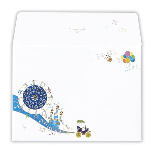 ひとこと封筒ミュージカルパレード×6