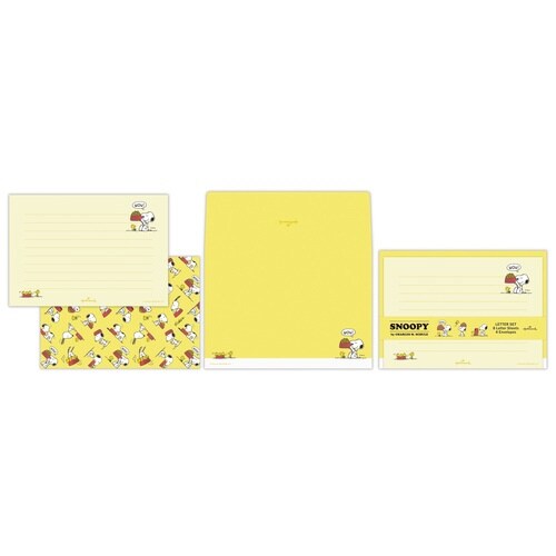 レターセットスヌーピーHR・DISH×6