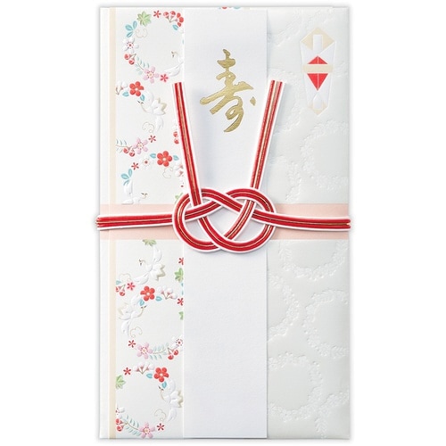 祝儀袋寿縁の円アイボリー×6