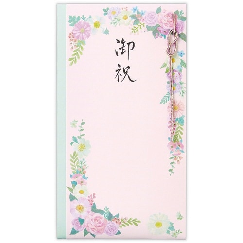祝儀袋御祝フラワーピンク×6