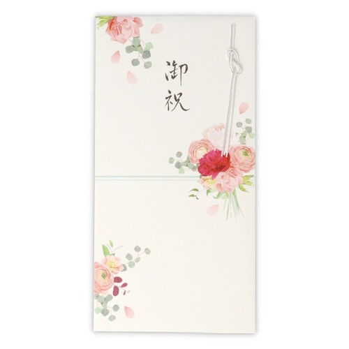 祝儀封筒御祝ピンクバラ×6