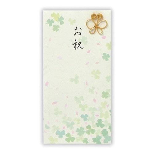 祝儀封筒お祝クローバー×6