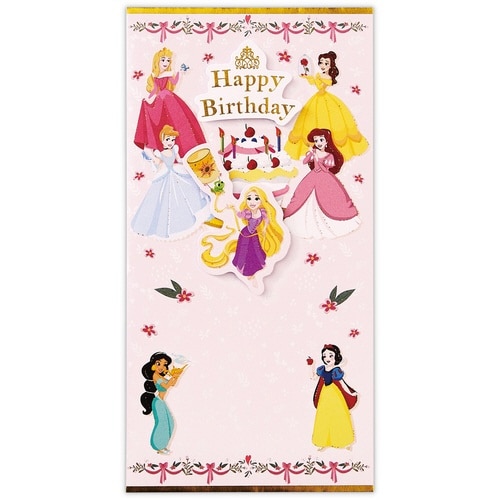 祝儀封筒ディズニー誕生日/プリンセス×6