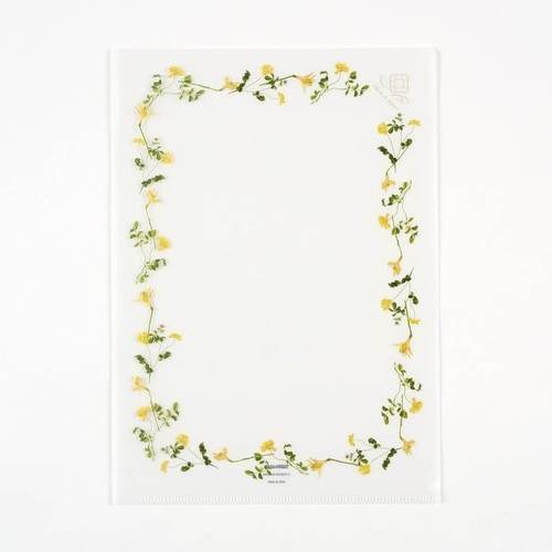 フルールクリアファイルフラワーフレーム×15