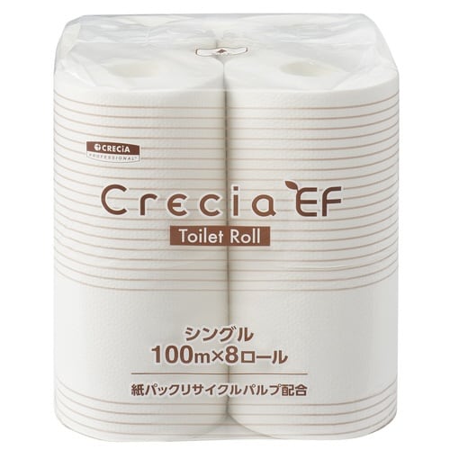 クレシアEFトイレット100m シングル 8ロール