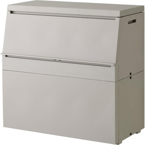 屋外ストッカー 250L GY×2