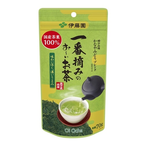 一番摘みおーいお茶 かなやみどりブレンド 70g入