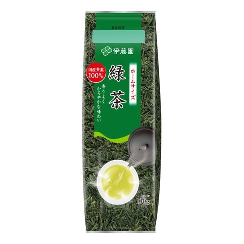 ホームサイズ 緑茶国産茶葉100%使用100g×3