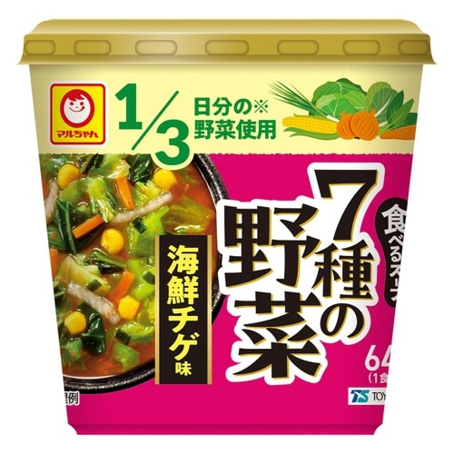 食べるスープ 7種の野菜 海鮮チゲ味 6食入