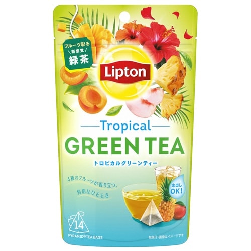 リプトン グリーンティー トロピカル14P入