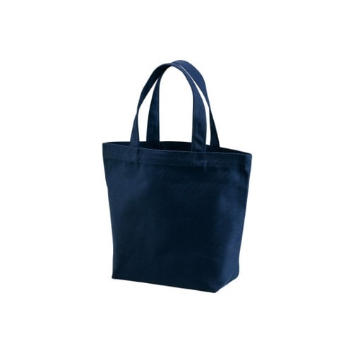 キャンバストートバッグ ネイビー S