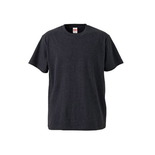 5001綿Tシャツ M ダークヘザーネイビー