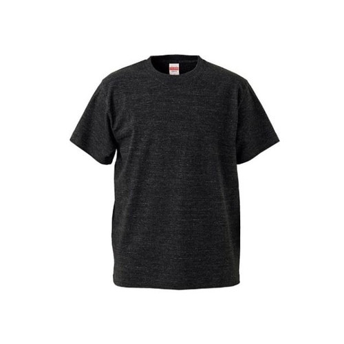 5001綿Tシャツ M ヘザーブラック