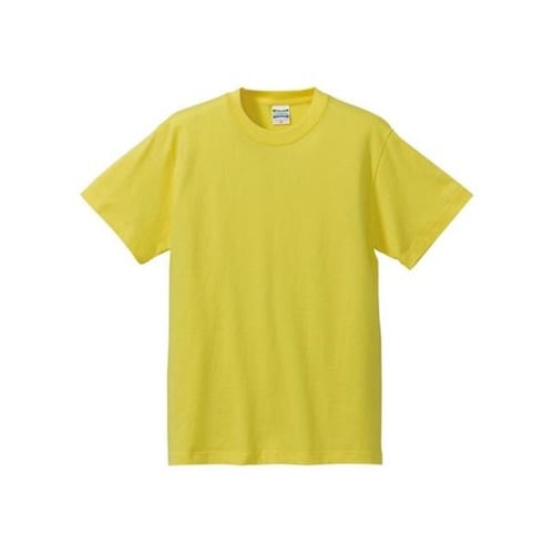 5001綿Tシャツ L イエロー
