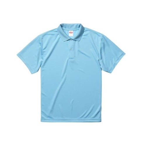 5910−01ポロシャツ アクアブルー 4L