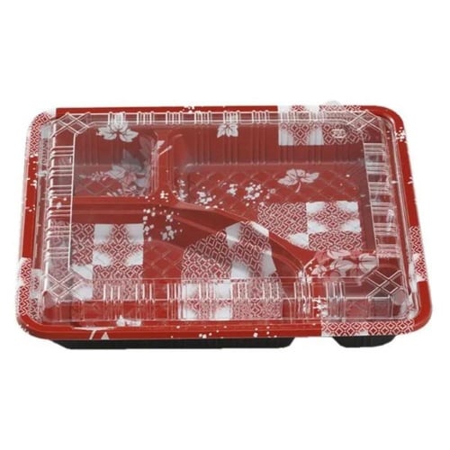 弁当容器 CY−2−1 ゆたか赤セット(OPS)