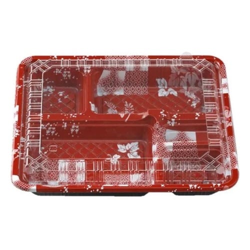 弁当容器 CY−2−2 ゆたか赤セット(OPS)