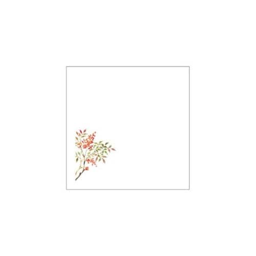 敷紙 和紙4寸懐紙 No.6257 南天