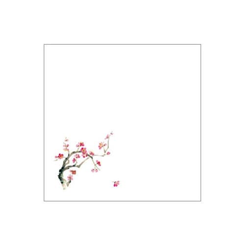 敷紙 和紙5寸懐紙 No.7230 梅