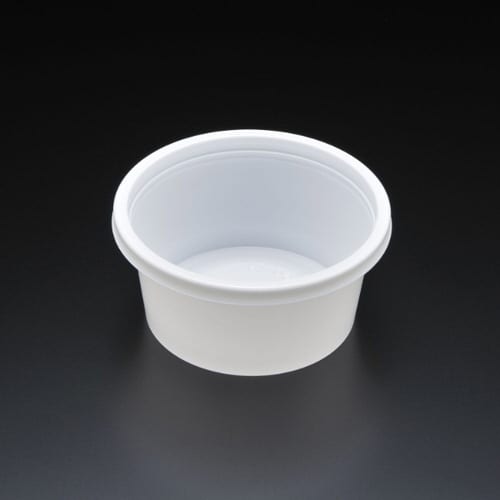 軽食容器 エスコン 350−120 白 スミ