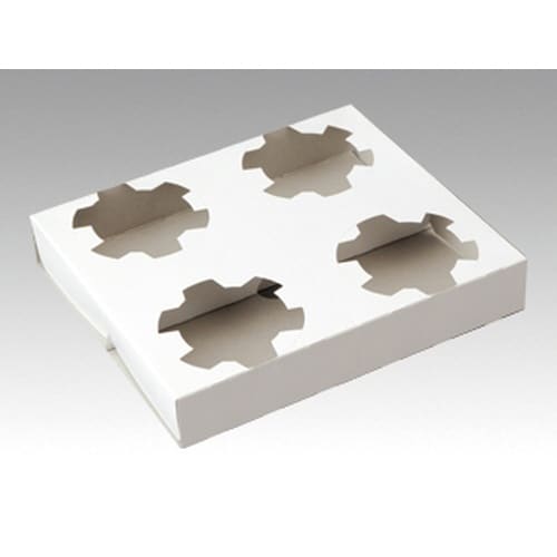 紙カップホルダー4穴 ミシン目付きペーパークラフト