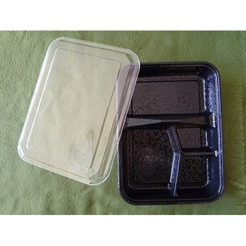 弁当容器PZ−10かえで透明蓋付チューパ×12