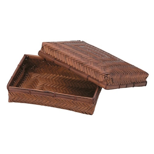 竹かご アジロ篭BR(M) アサヒグリーン×72